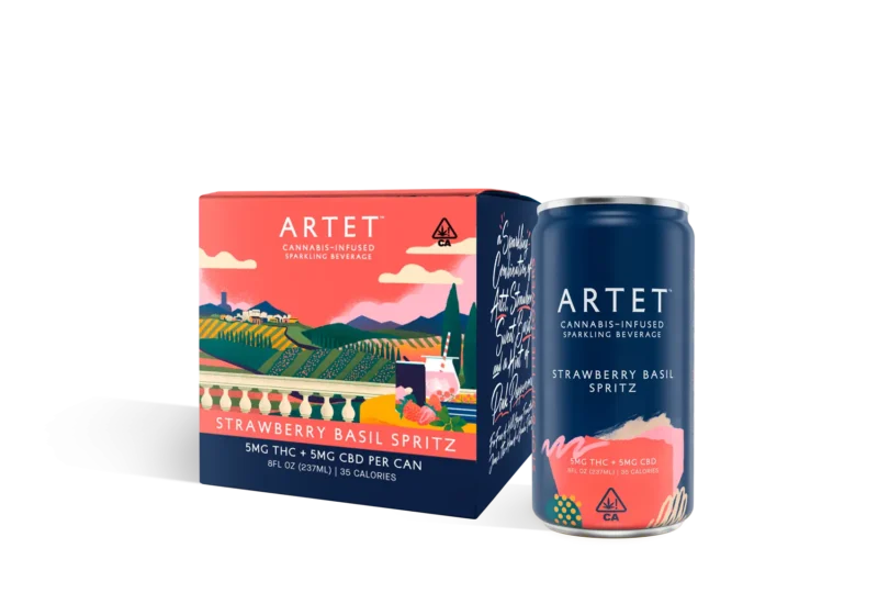 Strawberry Basil Spritz (4-Pack)-Artet