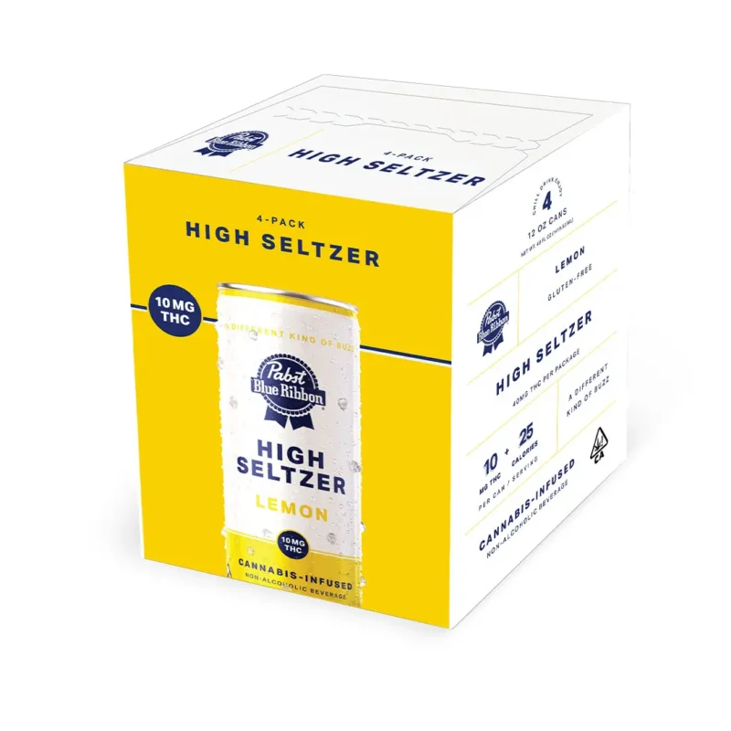 PBR High Seltzer Lemon 4pk-Pabst Labs